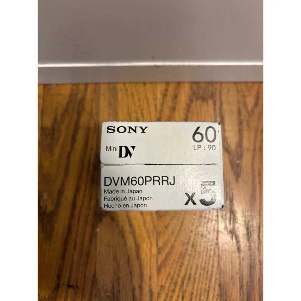 Sony‎ DVC Mini Digital Video Cassette 60 Min Premium x5
